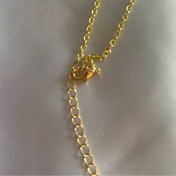NWT Swarovski crystal elements frog pendant gold plated 11 inch necklace gift - Picture 6 of 9